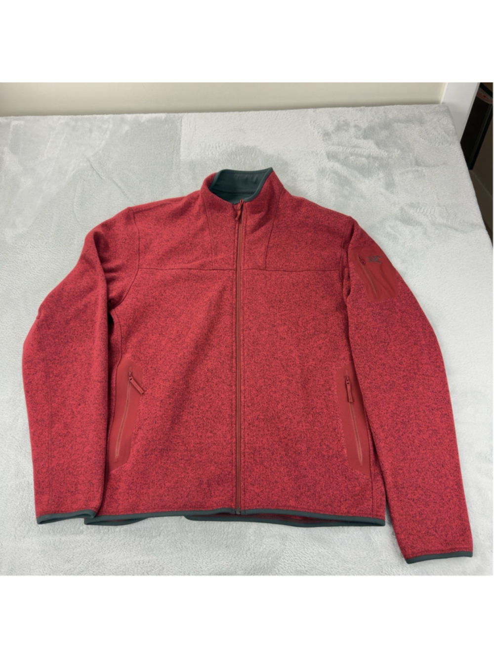 Arc'teryx Men's Covert Cardigan Size XL Red Polyester